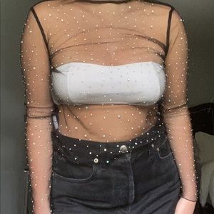 Princess Polly Orsher Top in black